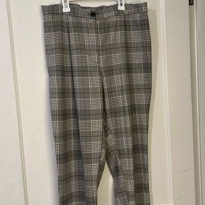 H&M plaid pants